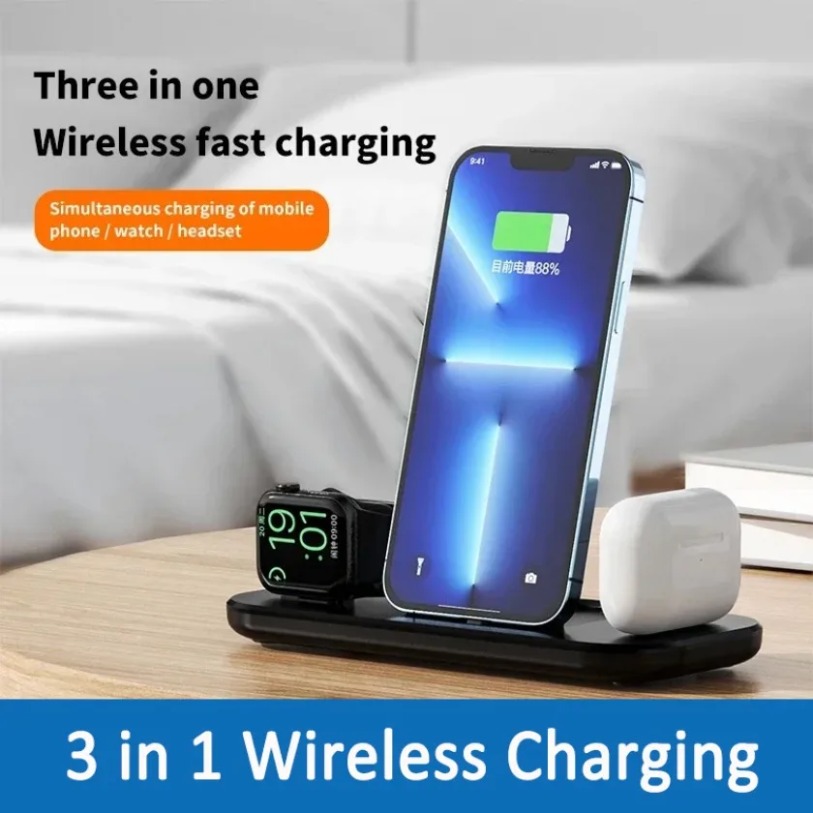Foldable 3 In 1 Wireless Charg - đánh giá và giá Watch Xs8