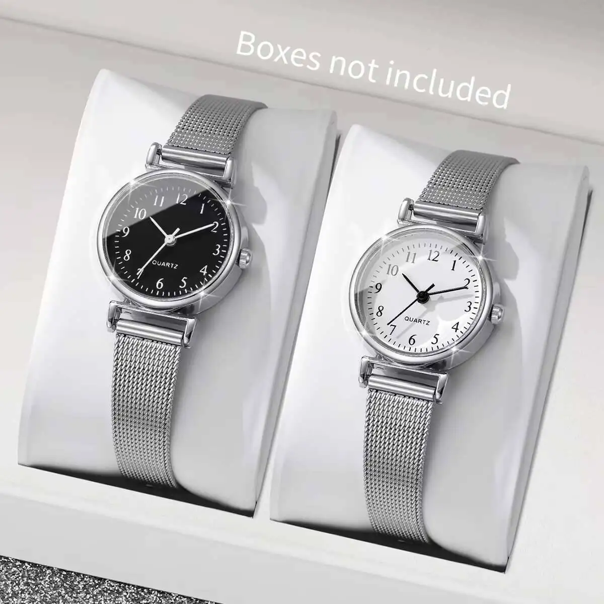 1/2PCS Fashion Women Watches S - đánh giá và giá Mesh Stainless Strap