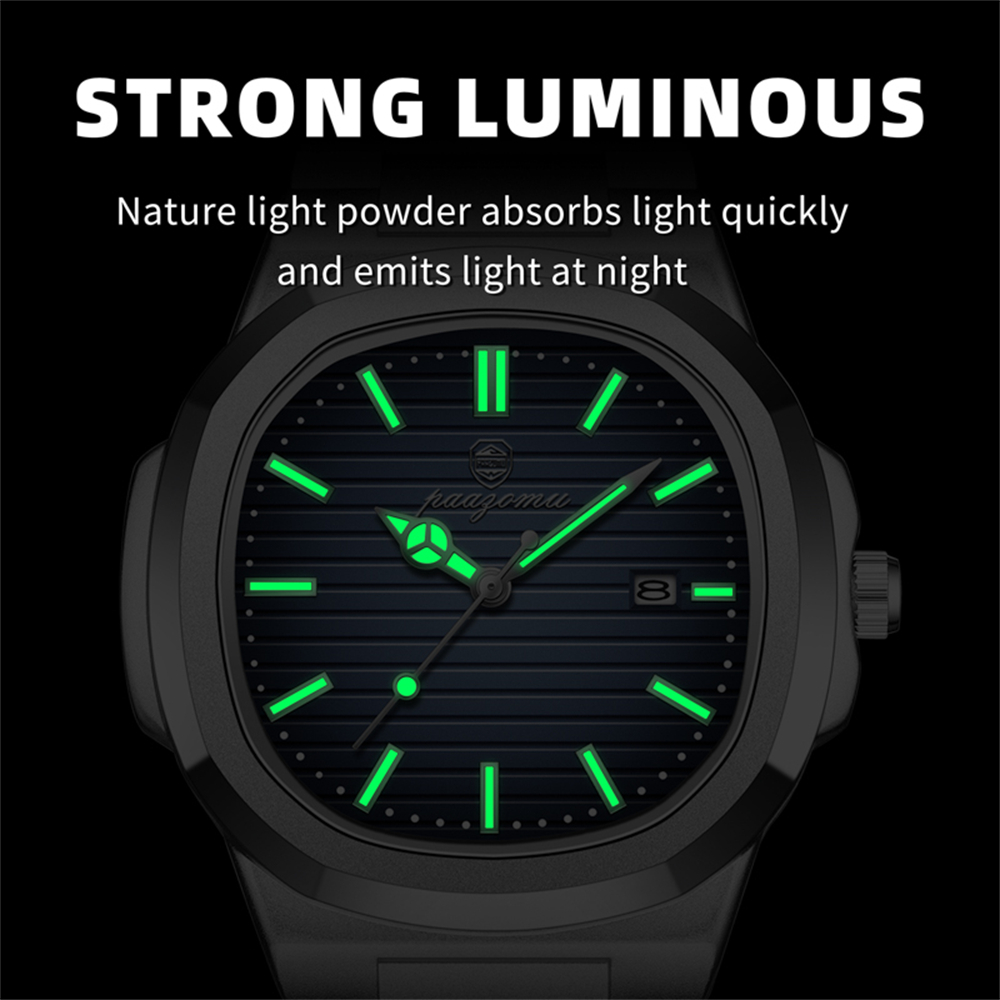 PAAZOMU Business Men Square Wa - đánh giá và giá Smartwatch Casual Watches For Men