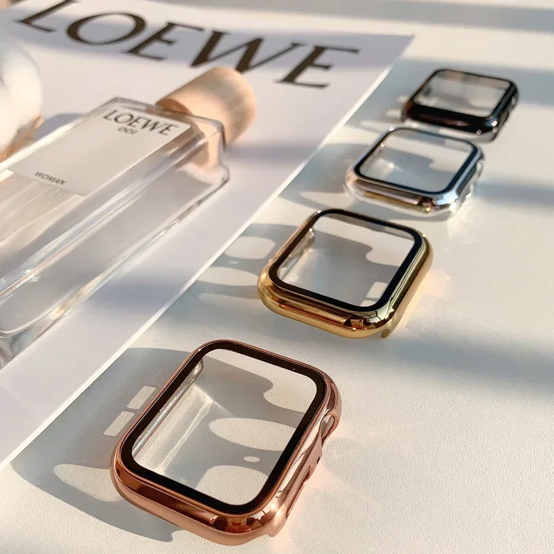 Glass+case For Apple Watch ban - đánh giá và giá Smartwatch Watches For Women
