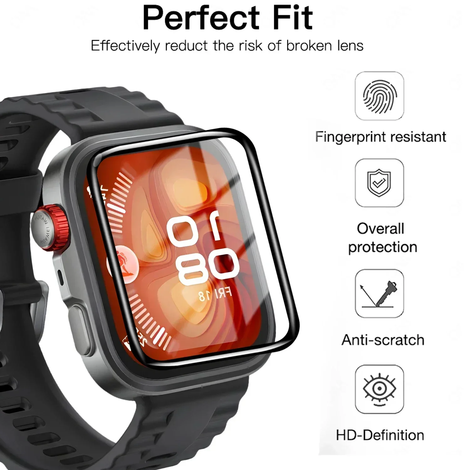 5 Pcs Tempered film For Huawei - đánh giá và giá Smartwatch Watch Huawei