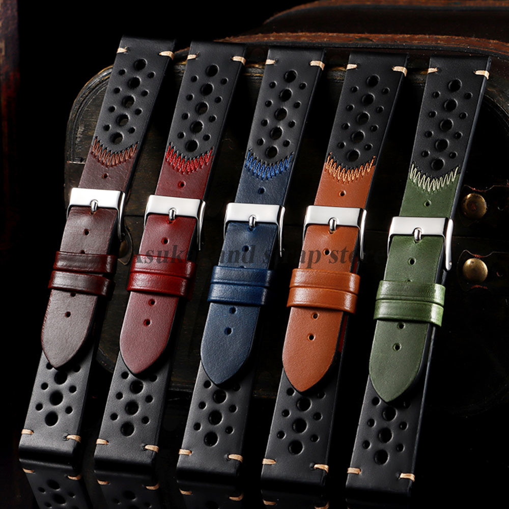 New Oil Wax Leather Watch Stra - đánh giá và giá Seiko Watches Smartwatch