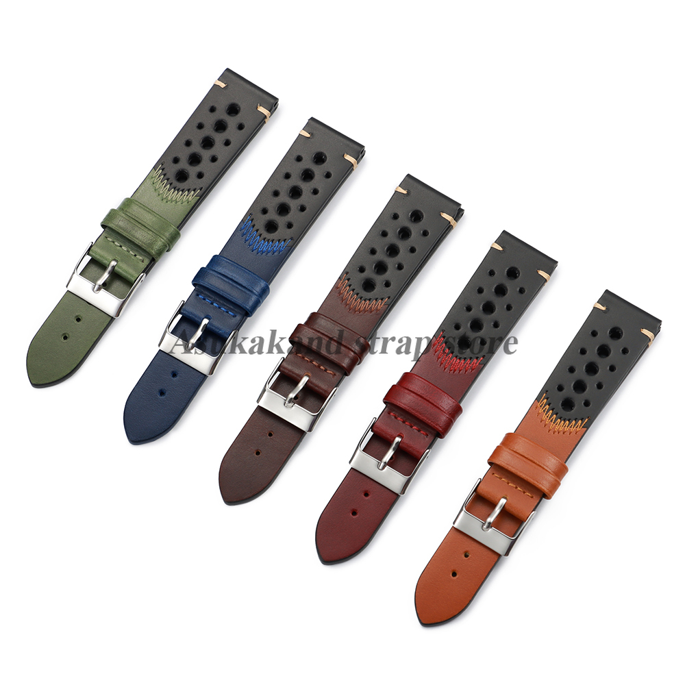 New Oil Wax Leather Watch Stra - đánh giá và giá Seiko Watches Smartwatch
